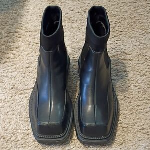 Men's Black Leather Boots